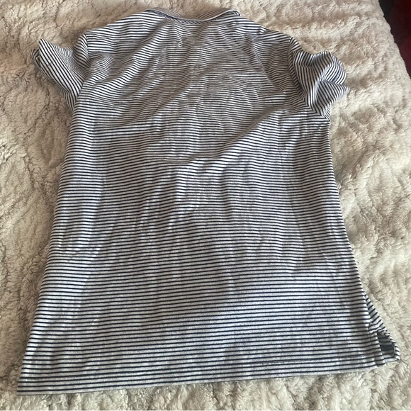 Vineyard Vines Shirt Mens Size XS Edgartown Polo Blue Striped Pocket Whale Logo - Picture 7 of 7